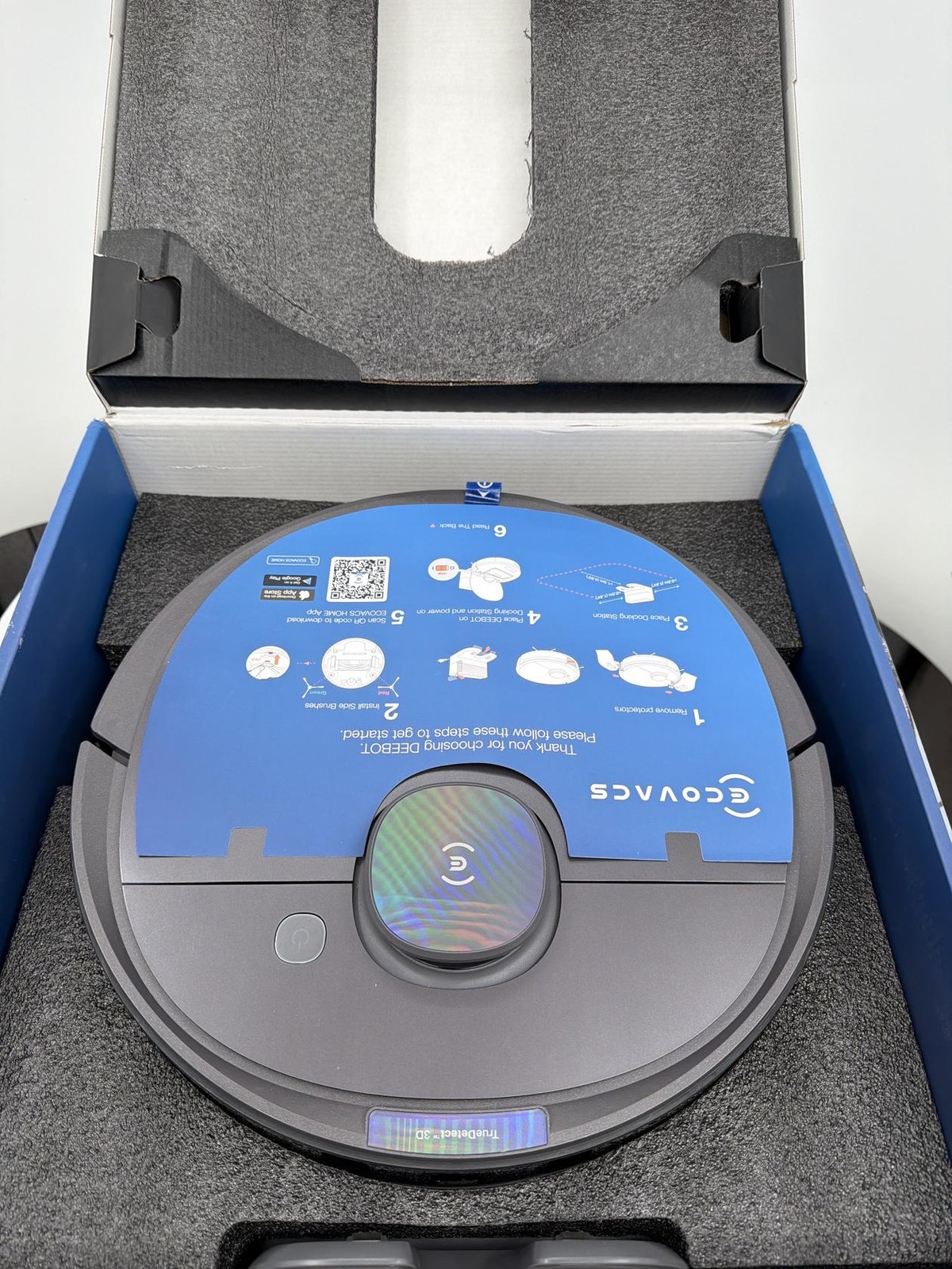 ECOVACS Deebot T8 AIVI Robot Vacuum Cleaner for Floors,Carpet, Vacumming and