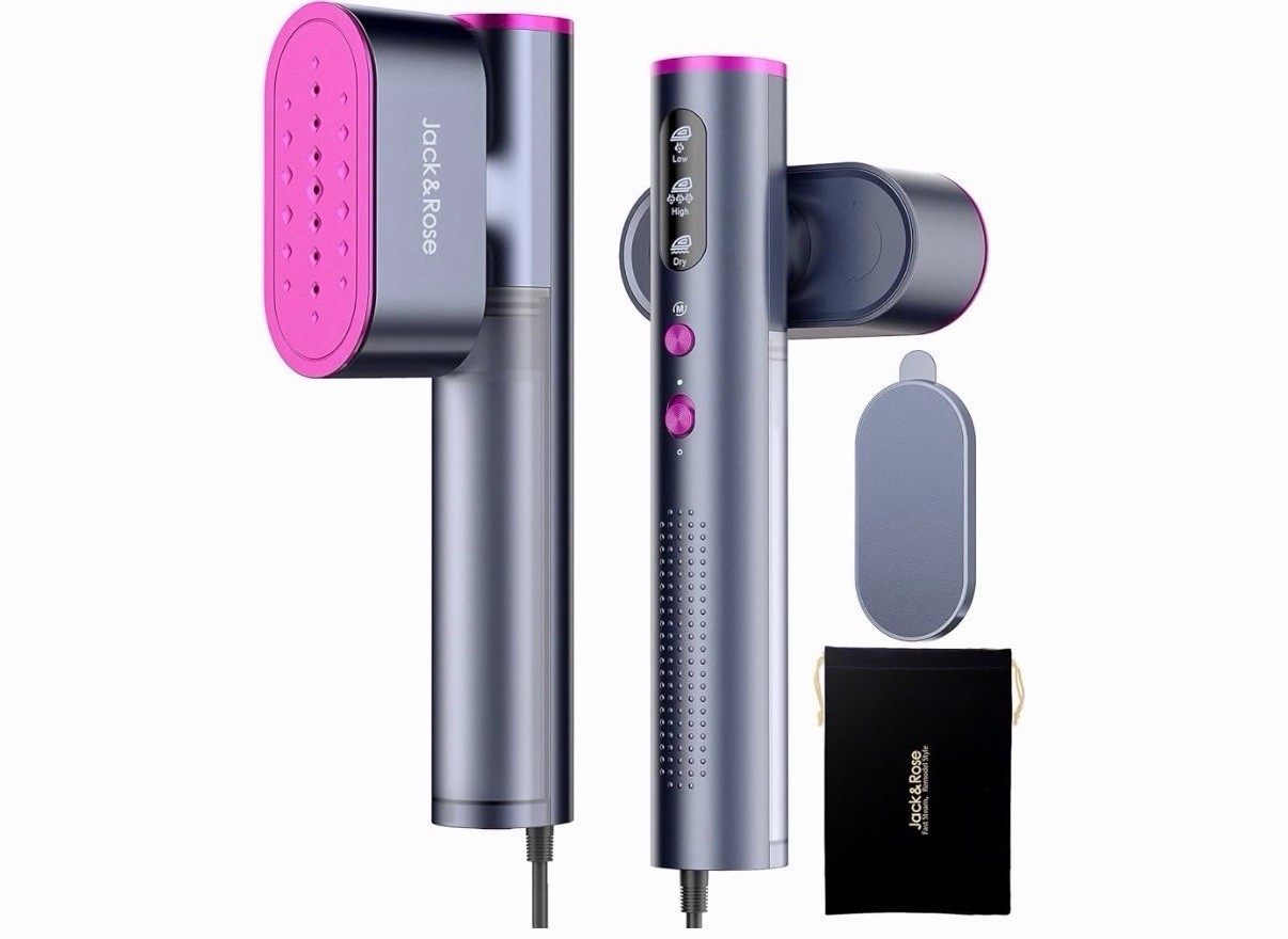 Jack ＆ Rose Travel Steamer for Clothes,100-220V Portable Iron,15s Heat Up,Stea 2