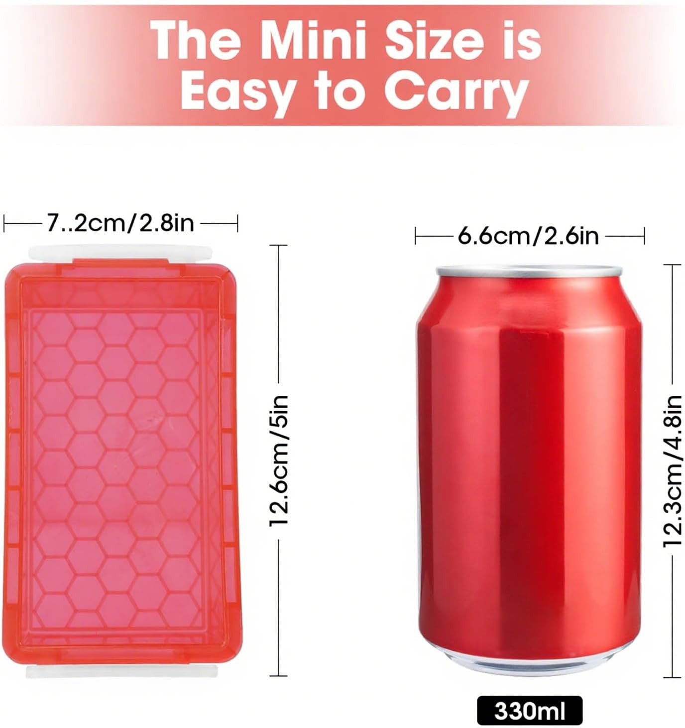 6 Pack Small Plastic Storage Boxes Mini Organizer Bins Stackable Totes with Lids