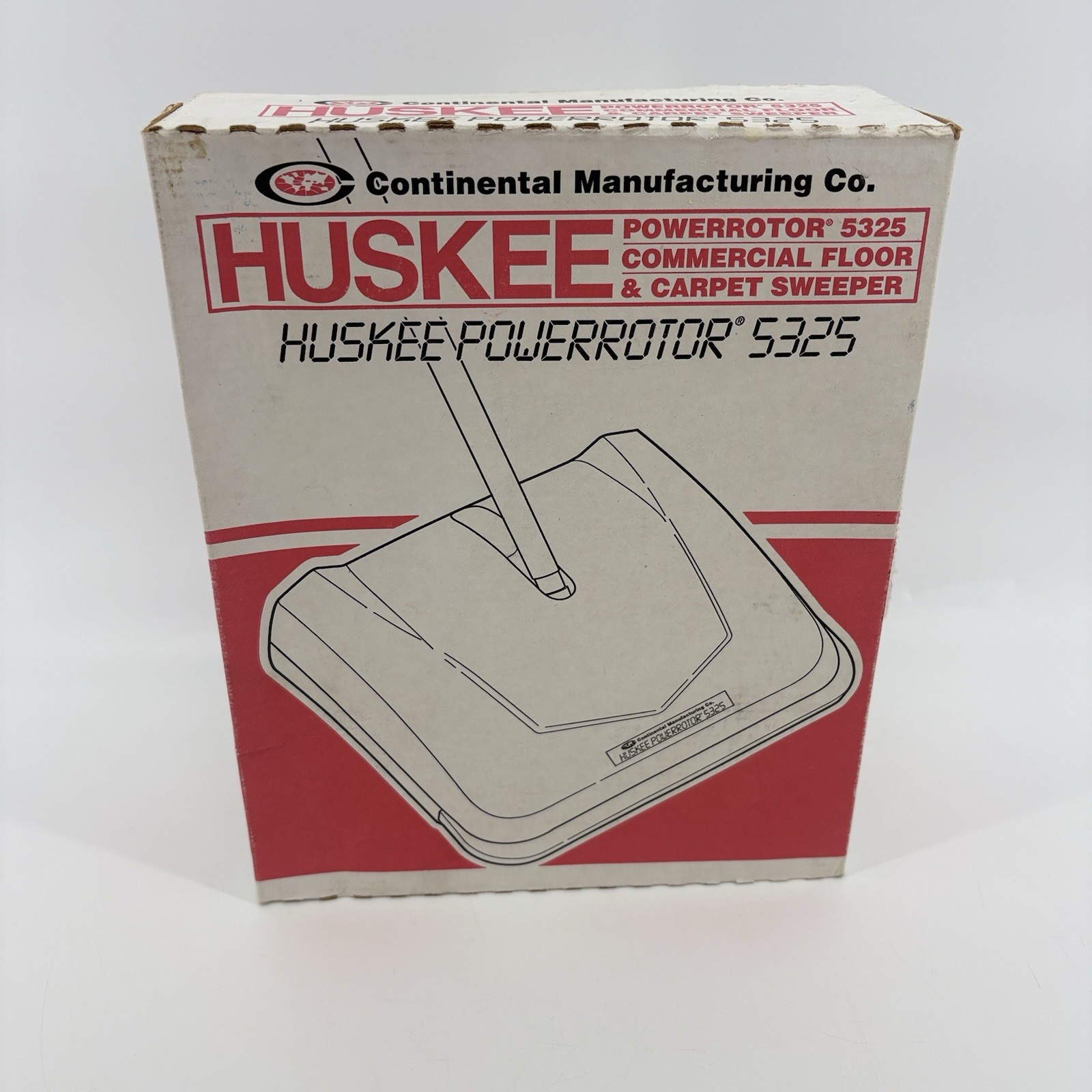 Continental Huskee Powerrotor Floor/Carpet Sweeper 5325 Brand New Factory Sealed