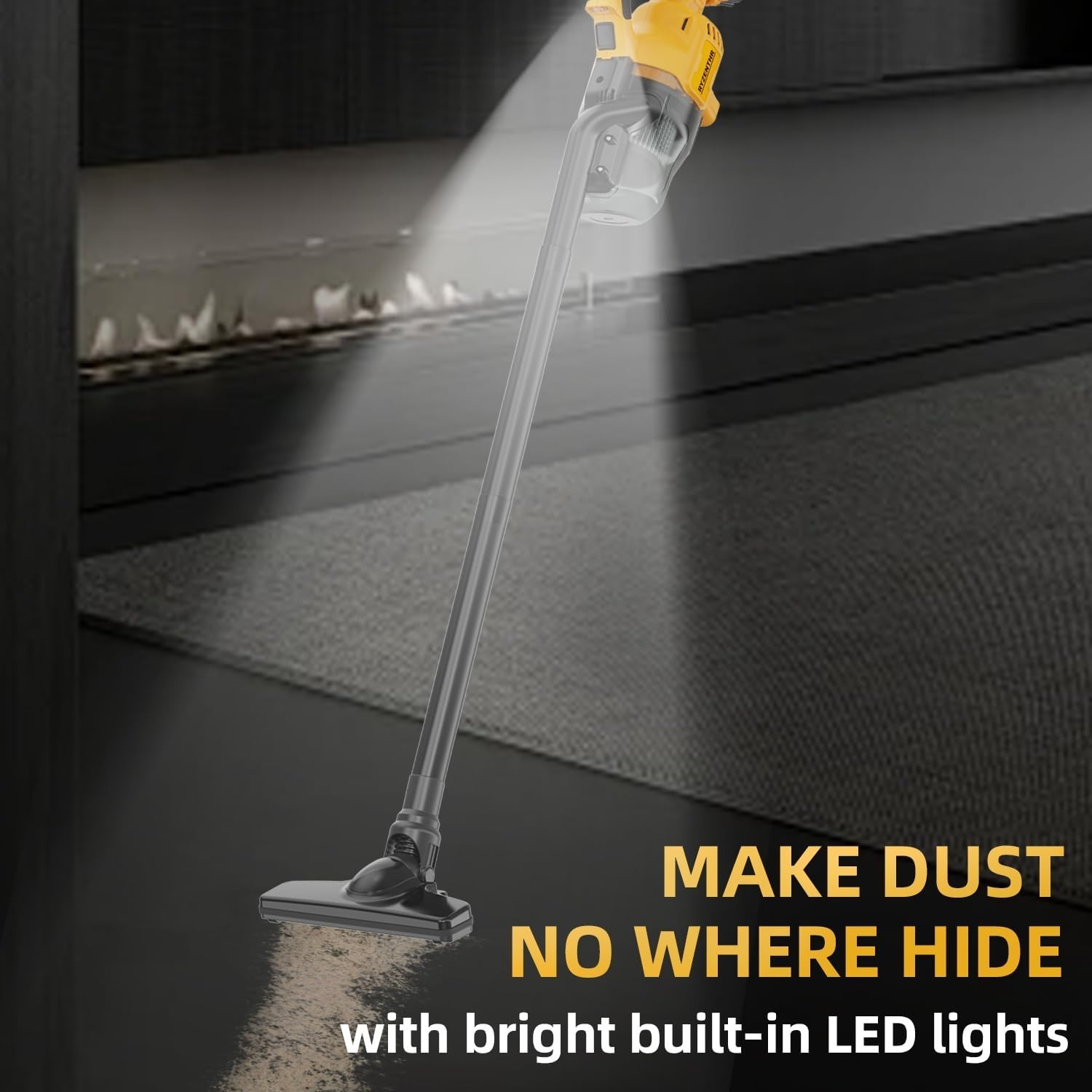 Quiet & Efficient 5-in-1 Handheld Vacuum with 67 dB Noise Level – Huge Dustbin