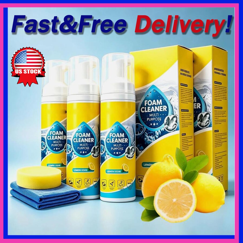 Foam Cleaner All Purpose, 4-in-1 Multi-Enzyme Cleaner 1 PACK | US