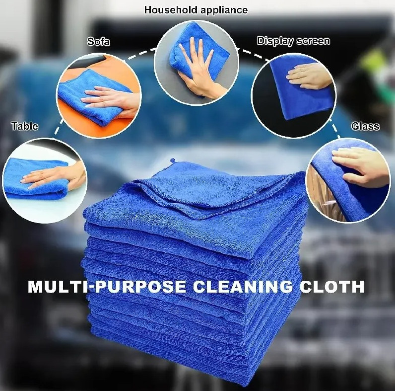 30pcs Microfiber Towels – Ultra Absorbent Car Wash & Home Cleaning Cloth Set