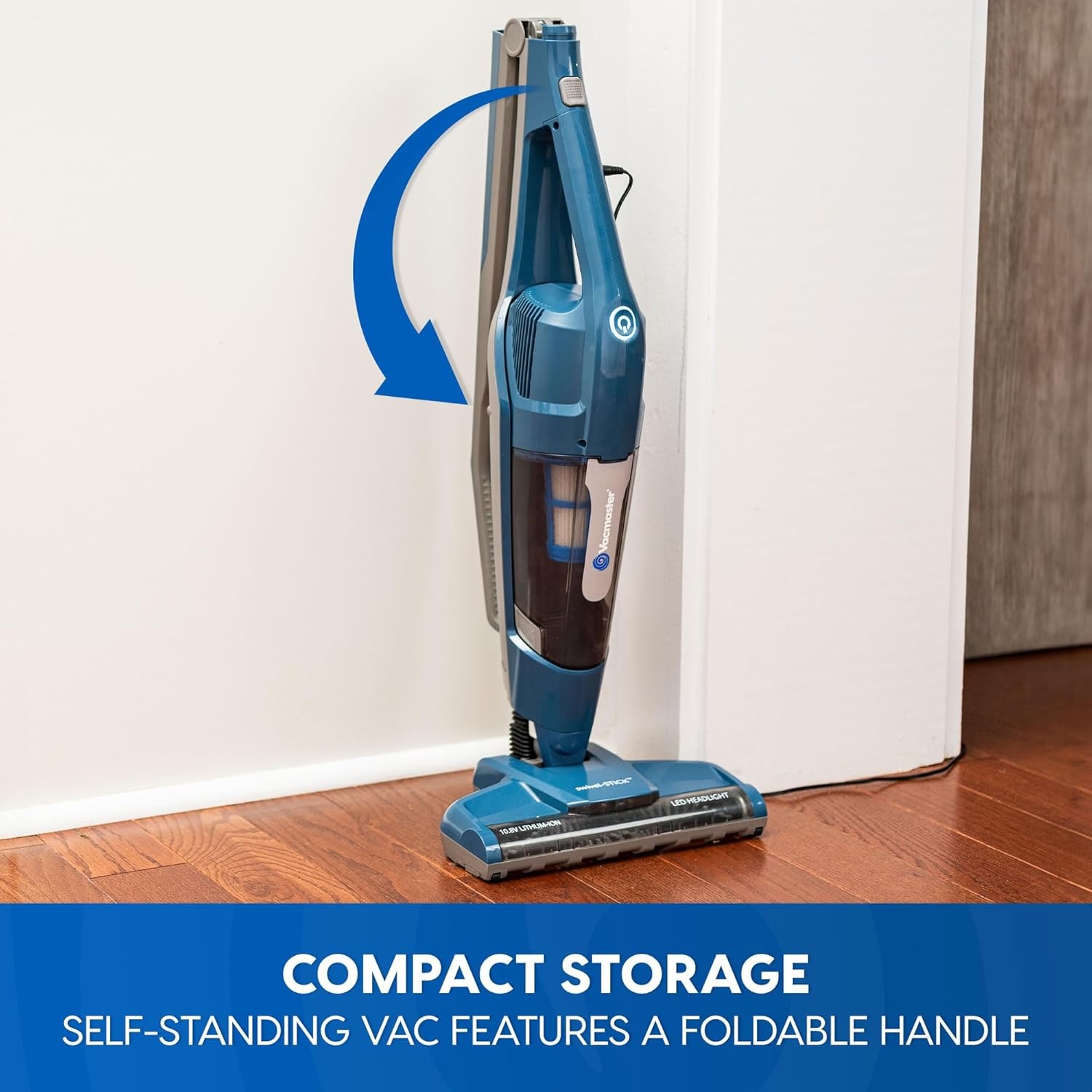 Vacmaster Portable 10.8V 2-in-1 Cordless Stick Lightweight Vacuum Cleaner