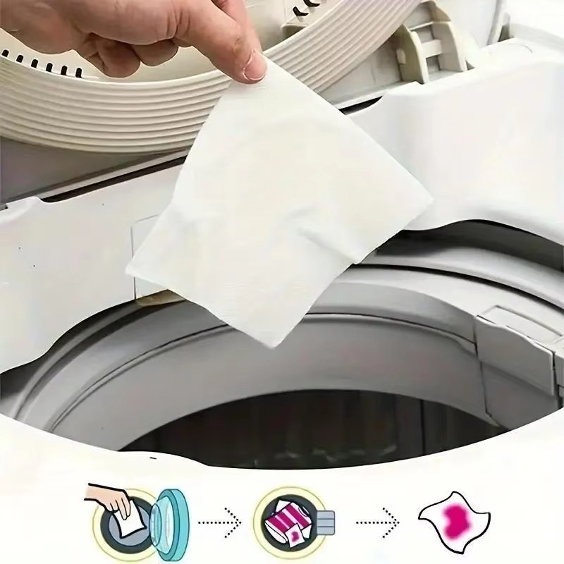 50 Color Dye-Resistant Cloth for Laundry, No Chemical Composition Mixed Laundry