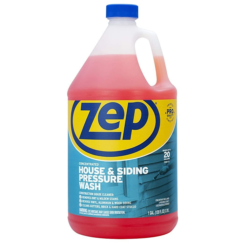 ZEP INC 128OZ House/Siding Wash 128 Fl Oz (Pack of 1), red