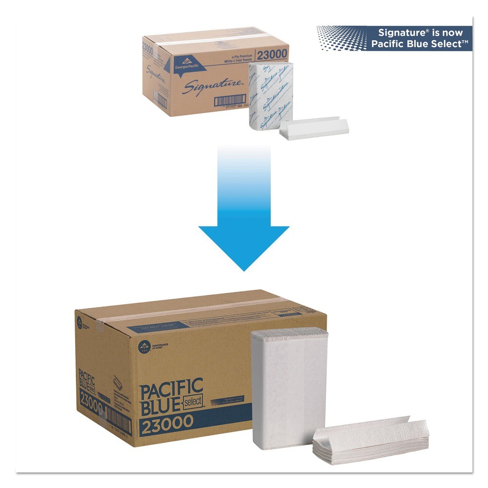 Georgia Pacific Professional Premium 2-Ply C-Fold Paper Towels – White (1440/CT)