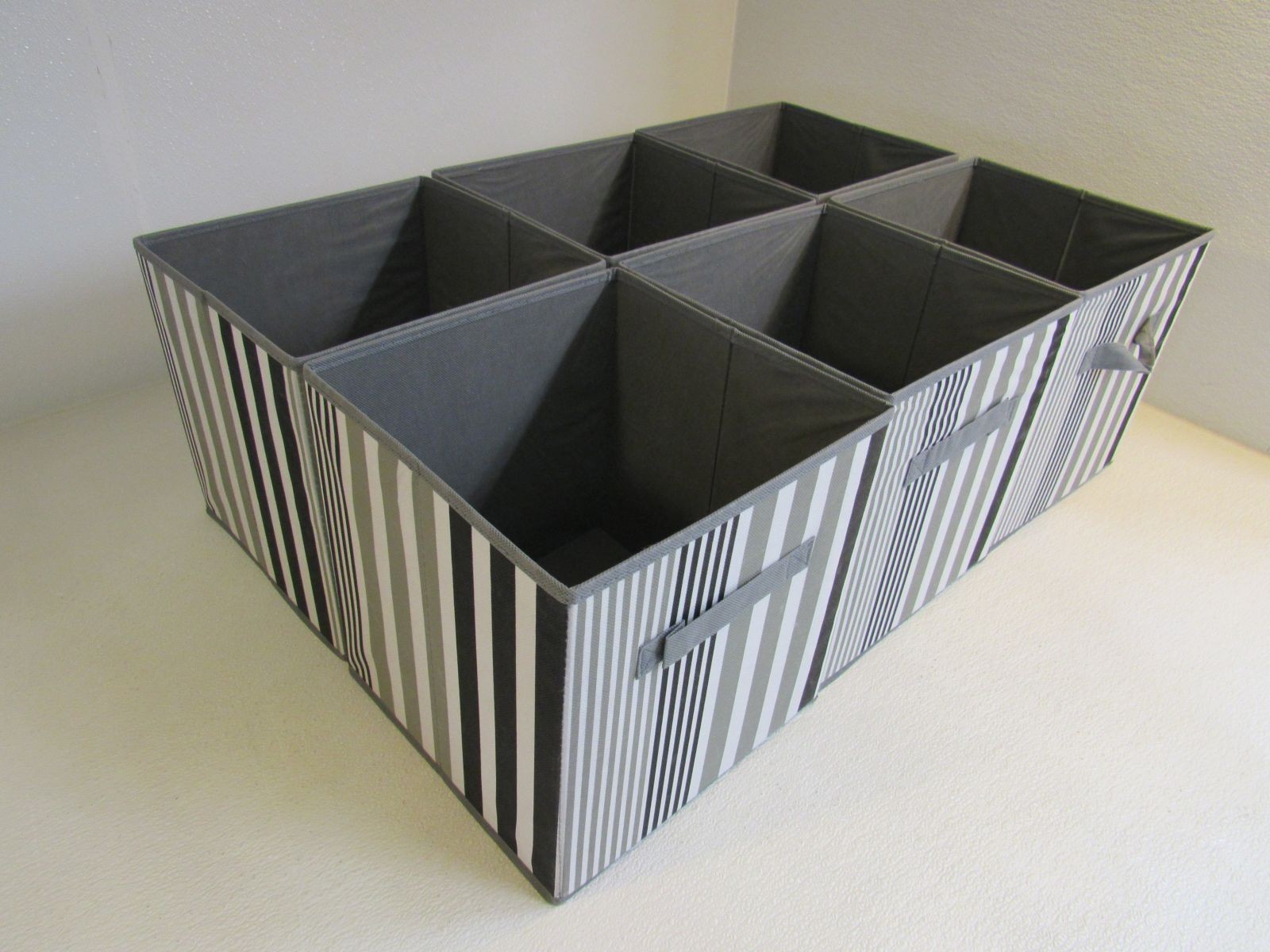 Sorbus Collapsible Storage Cubes Lot of 6 Multicolored 11-in x 10.5-in x 10.5-in