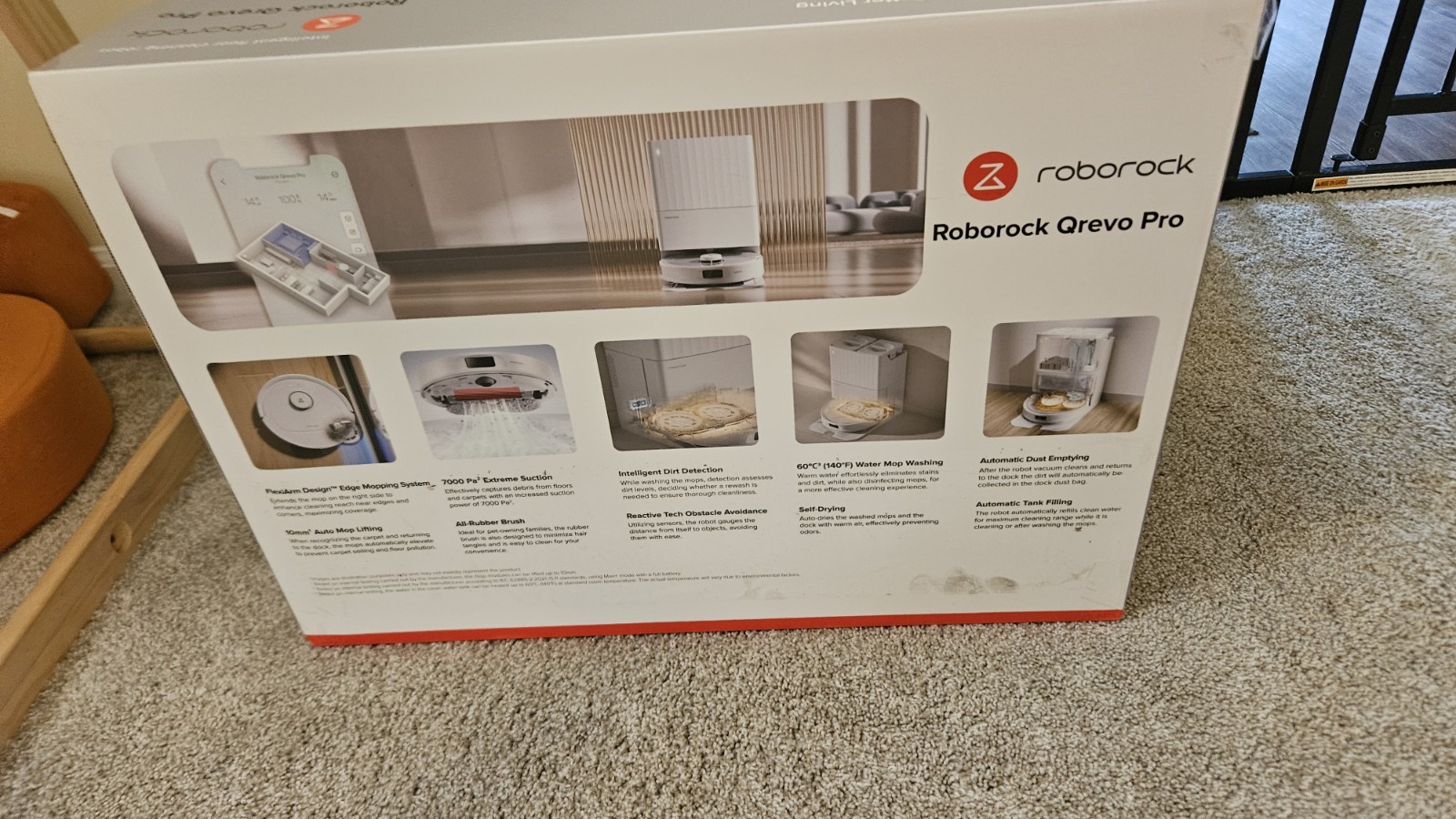 Roborock Qrevo Pro Robot Vacuum & Mop – White
