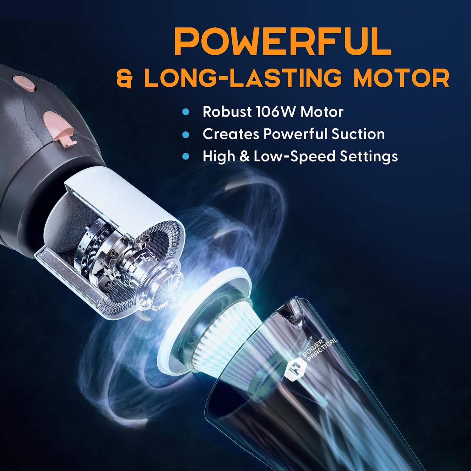 Thisworx Car Vacuum Cleaner – Car Accessories – Small 12V High Power Handheld P