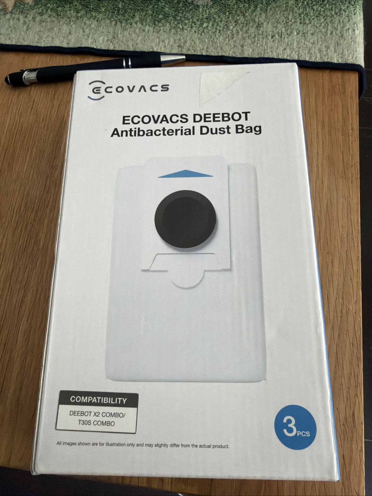 Ecovacs Disposable Dust Bag for DEEBOT (3-Pack) X2 Combo/T30S Combo