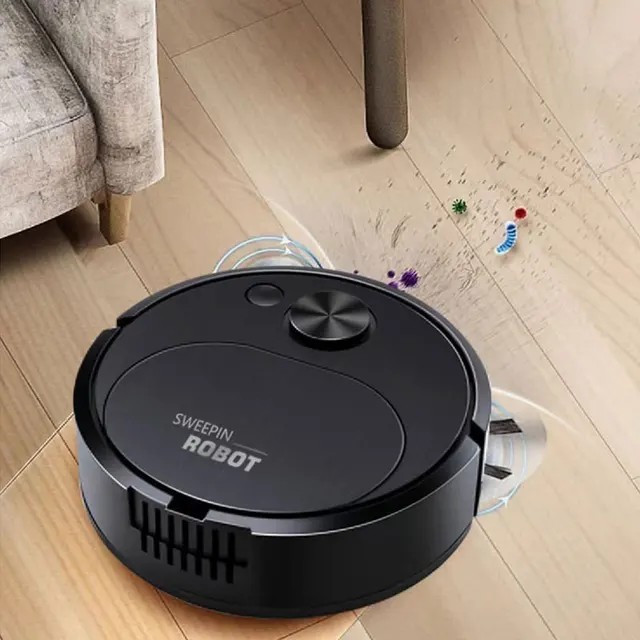 Robot Vacuum Cleaner Sweep 3 in1 Wet Mopping Floors Smart Home Sweeping Cleaning