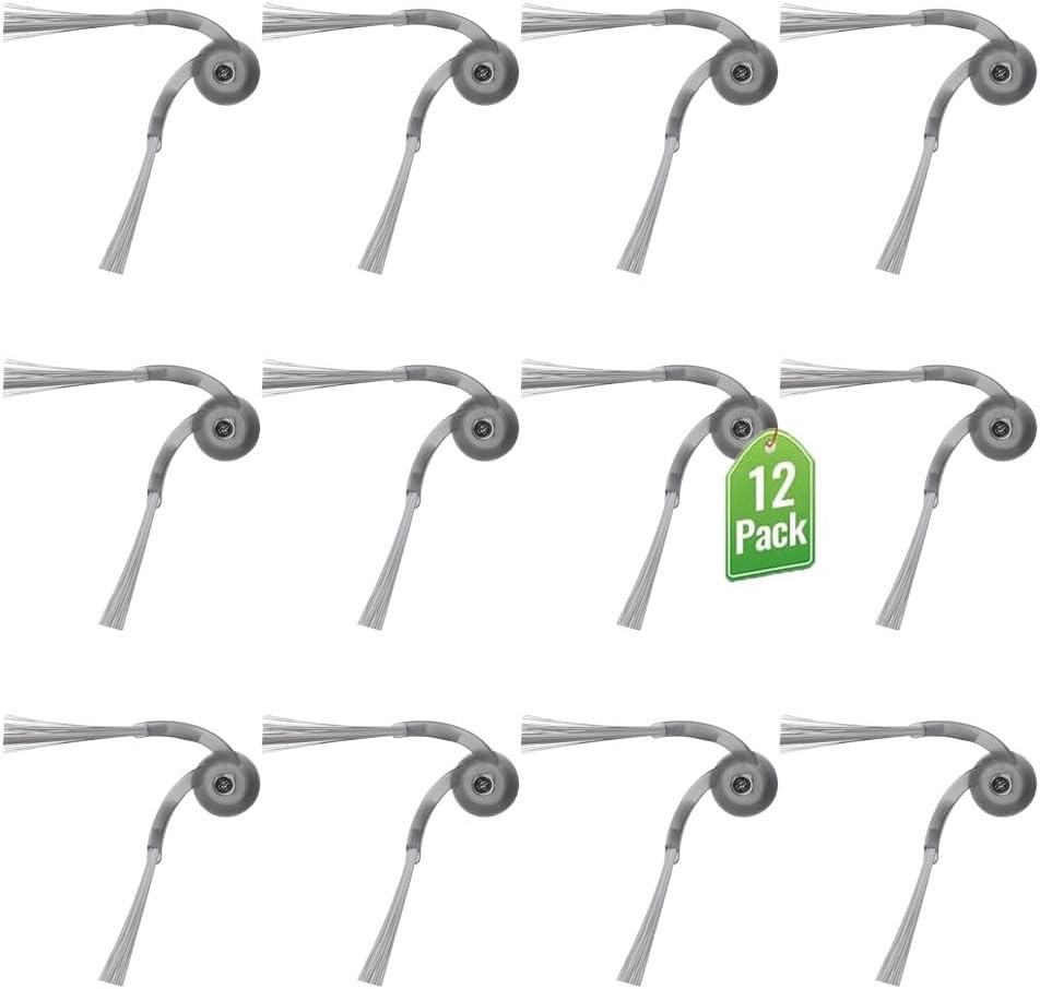 12 Pack – Side Brushes for Roborock Qrevo S5V/ QV 35A/ QV 35S/ Q10 S5/ Q10 X5…