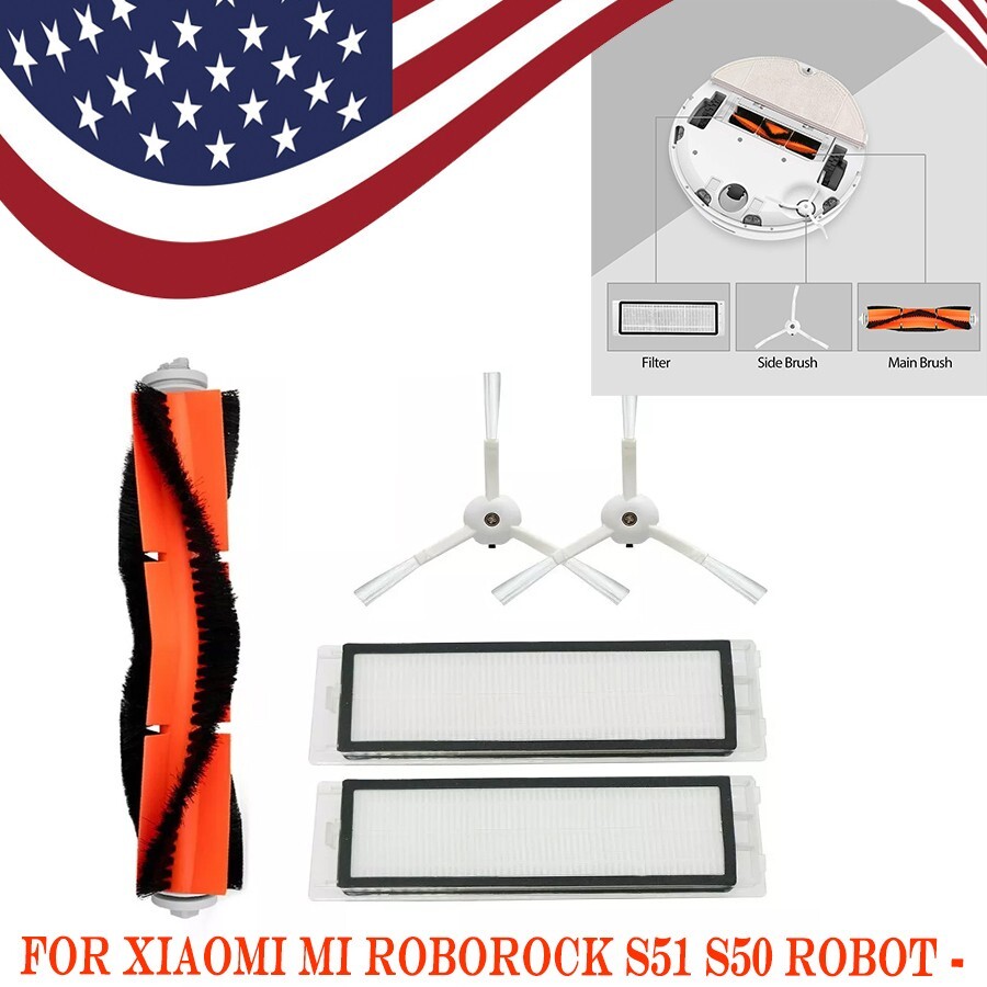 Main Brush Replacement Parts For XIAOMI MI Roborock S50 S51 Robot Vacuum Cleaner