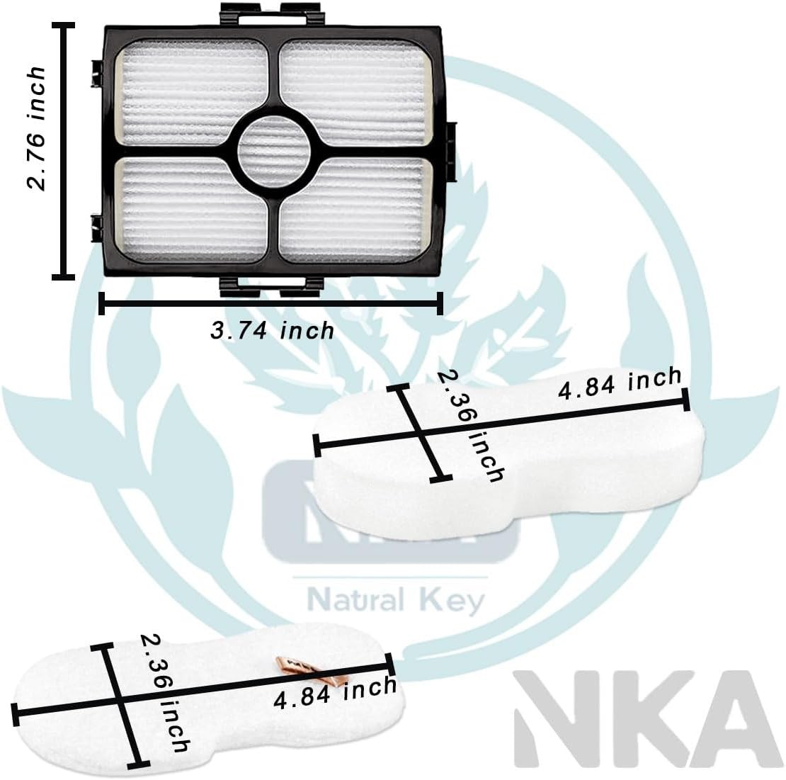 HZ3002 Vacuum Filters Replacement for Shark Stratos Ultralight Corded Stick