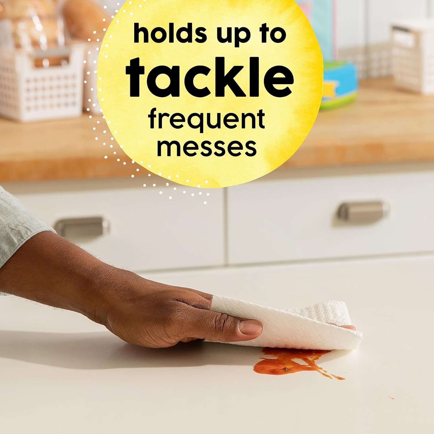 Bounty Essentials Select-A-Size Paper Towels, White, 2 Triple Rolls = 6 Regular