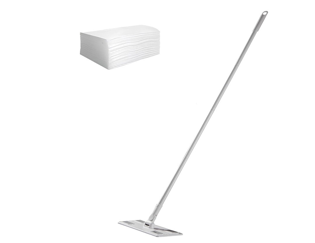 Sweeper 2 in 1 Mops Kit, 1 PC Swift Mop & 20 PCS Refills, Disposable Dry & Wet