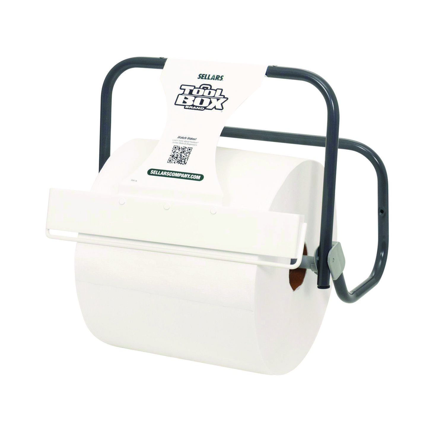 TOOLBOX WaterWeave T600 Wipers, 1-Ply, 11.8 x 12.8, White, 1,100 Sheets/Roll
