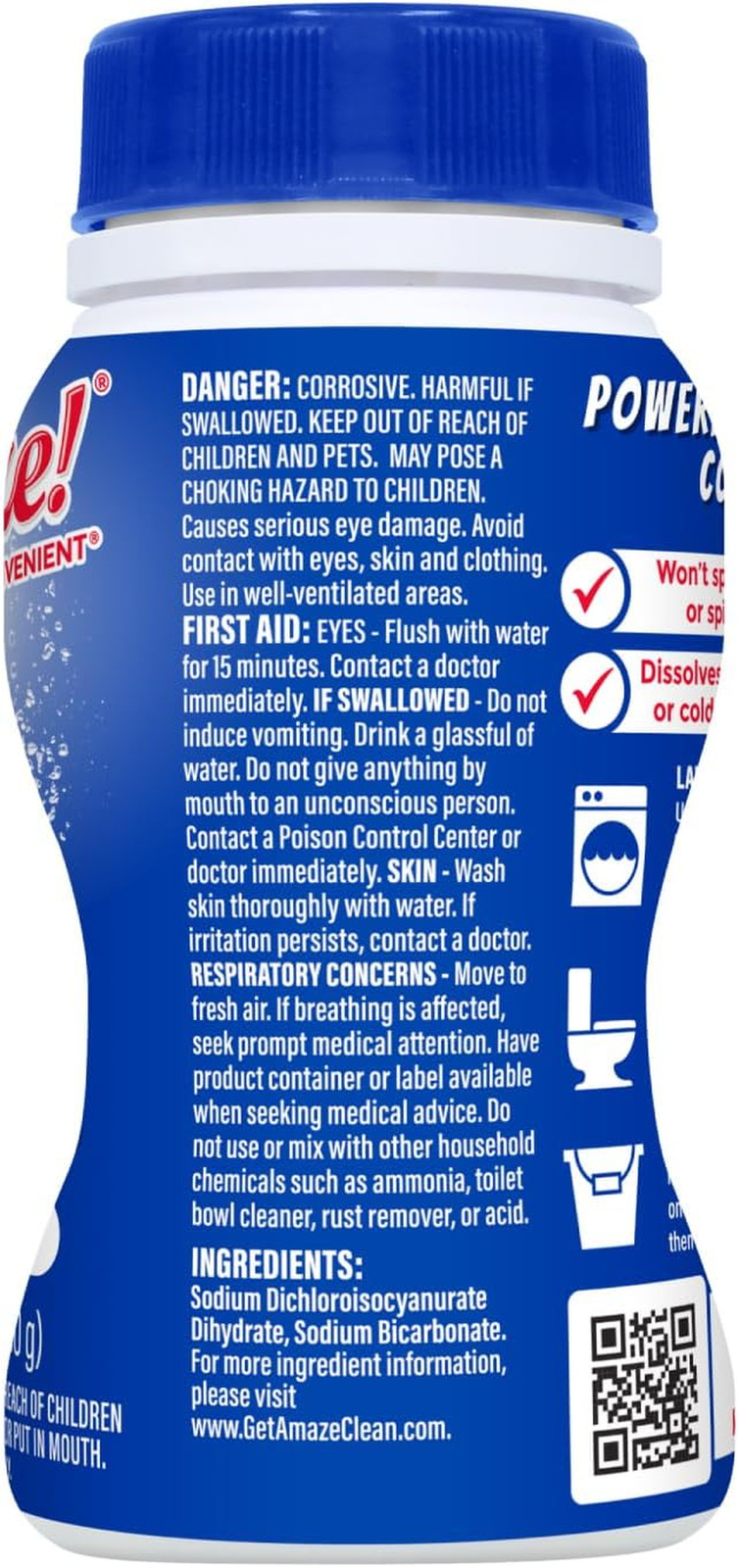 Ultra Concentrated Bleach Tablets [32 Tablets] – Original Scent – for Laundry, T