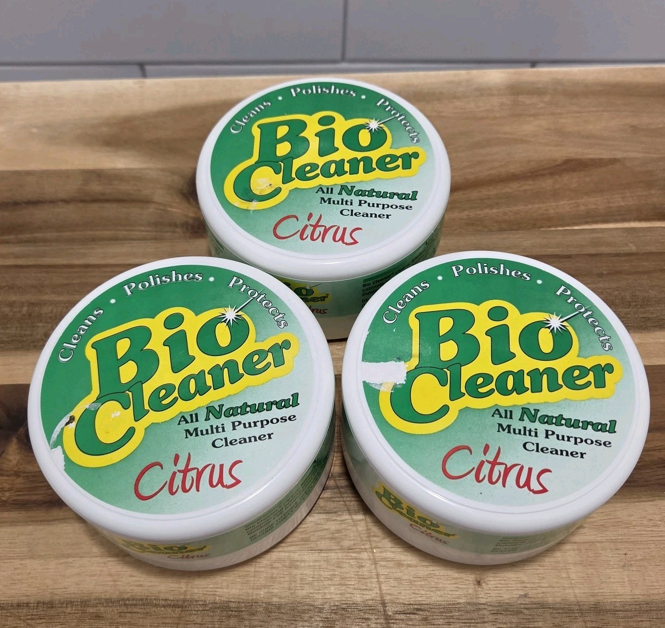 (3) BioCleaner Citrus 10.5oz Plus Scrubber All Natural Multi Purpose Cleaner Lot