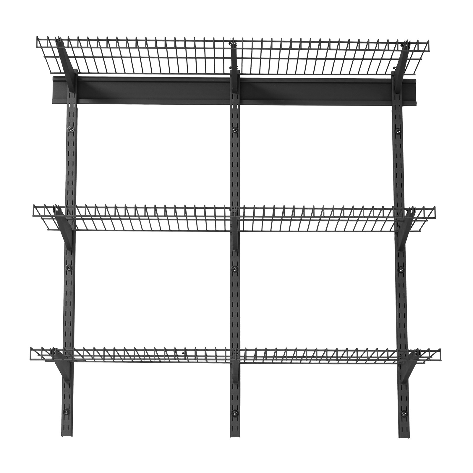 Uimoso 0.9 x 3 ft Wall-Mounted Garage Shelving, 450 lbs Capacity