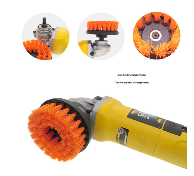 4-inch diameter 10cm M10 angle grinder cleaning brush floor kitchen cleaning