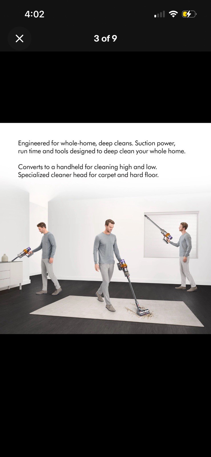 Dyson V15 Detect Total Clean Extra | Yellow/Nickel | Refurbished