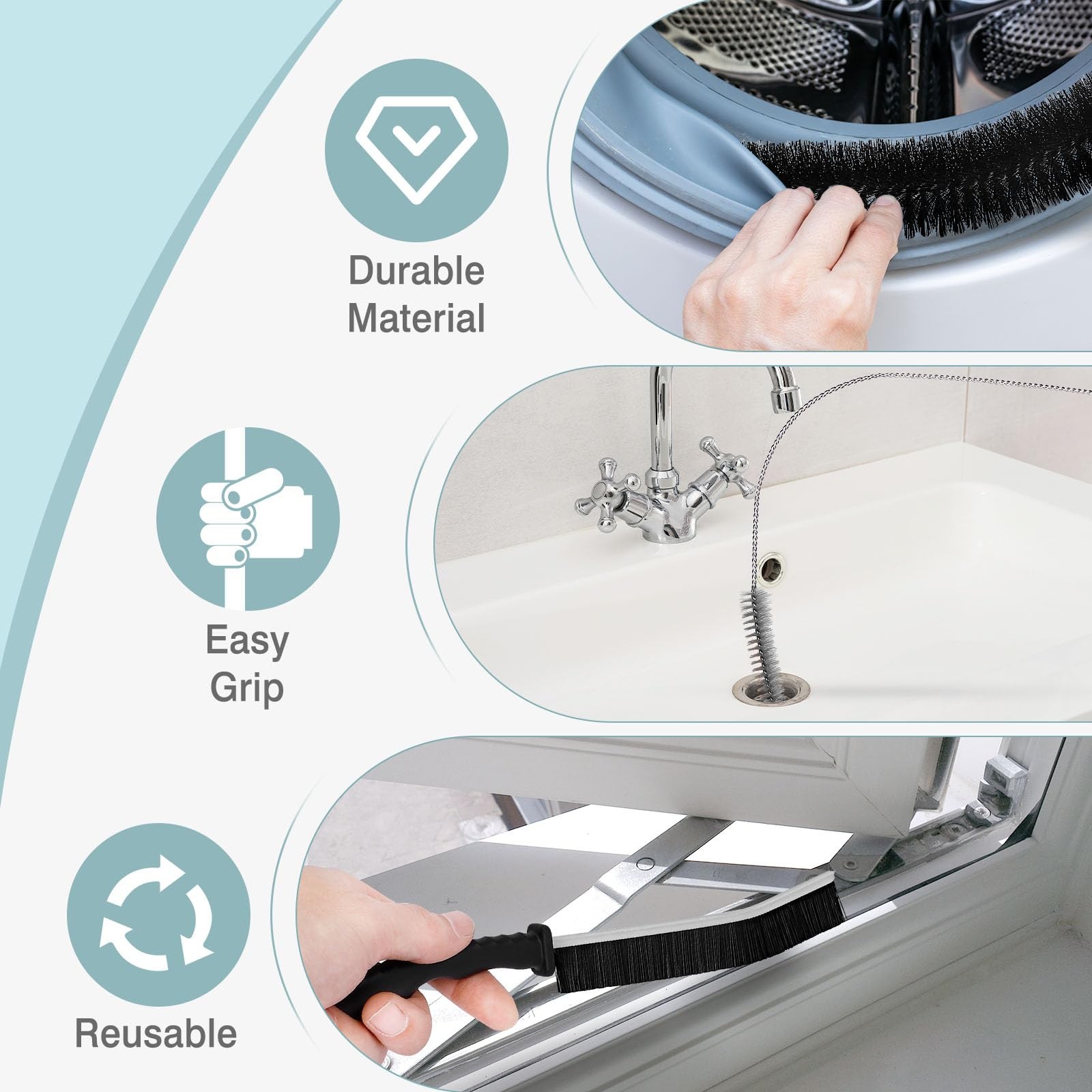 Dryer Cleaning Brush Vent Cleaner, Refrigerator Coil Cleaning Brush Clothes T…