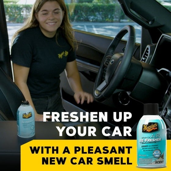 Meguiar’s G16402 Whole Car Air Re-Fresher,Odor Eliminator Mist New Car Scent 2oz
