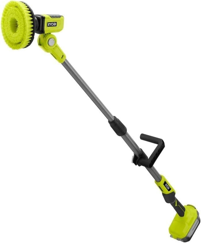 RYOBI 18-Volt ONE+ Cordless Telescoping Power Scrubber P4500 (Tool Only) – New