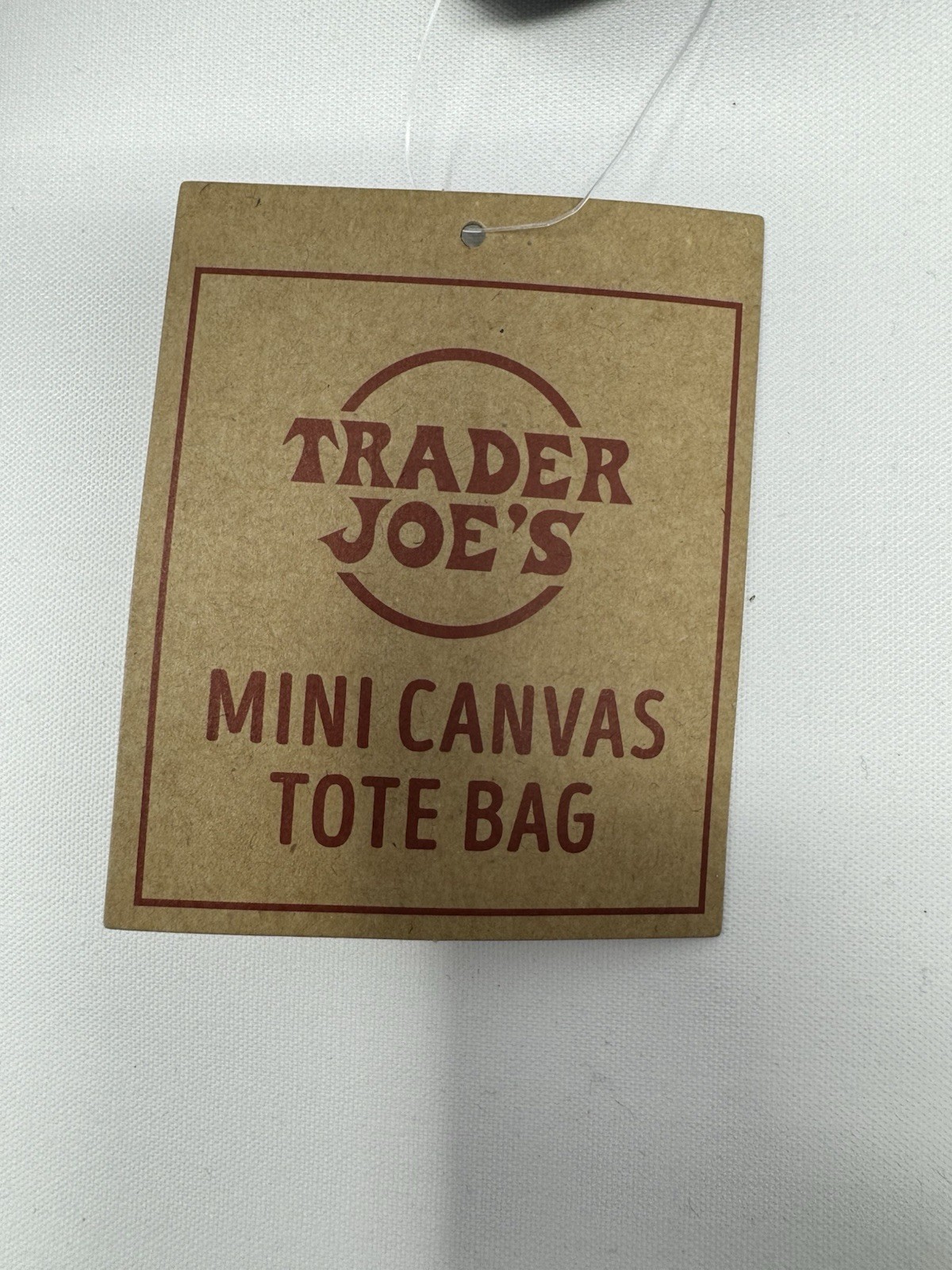 TRADER JOE’S NAVY BLUE MINI CANVAS TOTE BAG NWT FREE GIFT 🎁 FAST SHIPPING