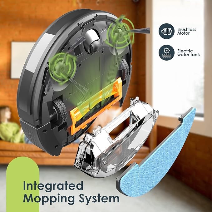 XIEBro HR1010 Vacuum Mop 3 in 1 Self-Charging No – Scratch & Dent
