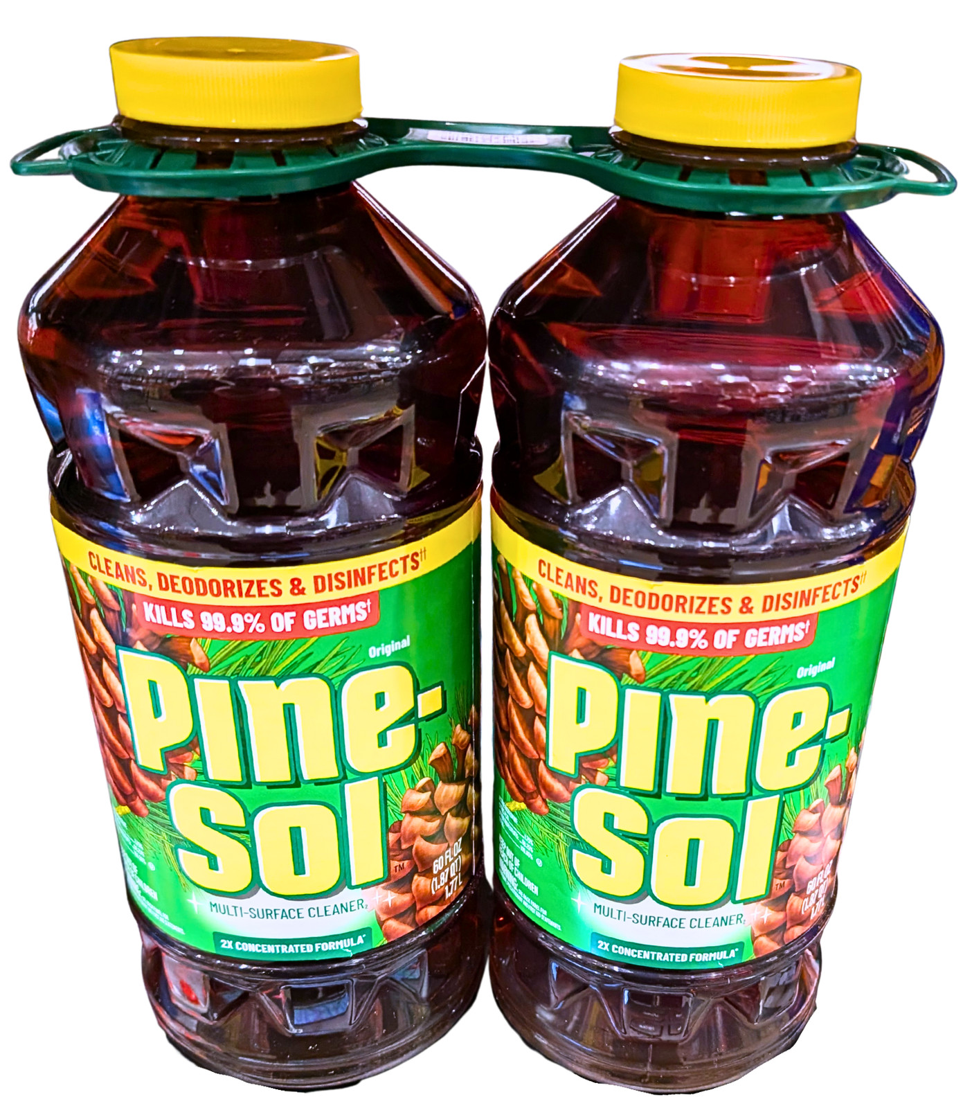 Pine-Sol Multi-Surface Cleaner 2X Concentrated Original 2 Count x 60 Fl Oz