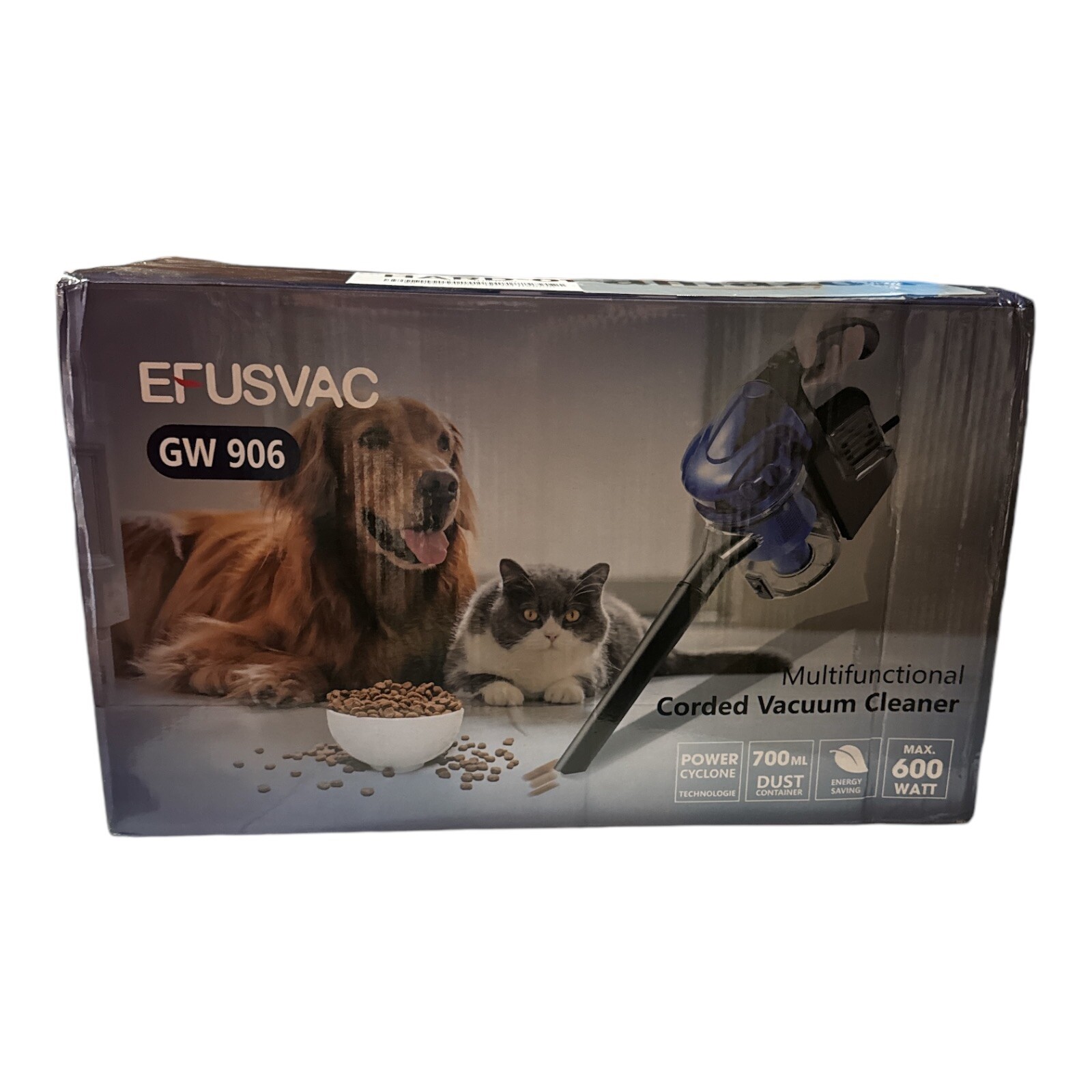 EFUSVAC 4-in-1 Corded Vacuum Cleaner | 600W 17Kpa Lightweight Stick Vacuum