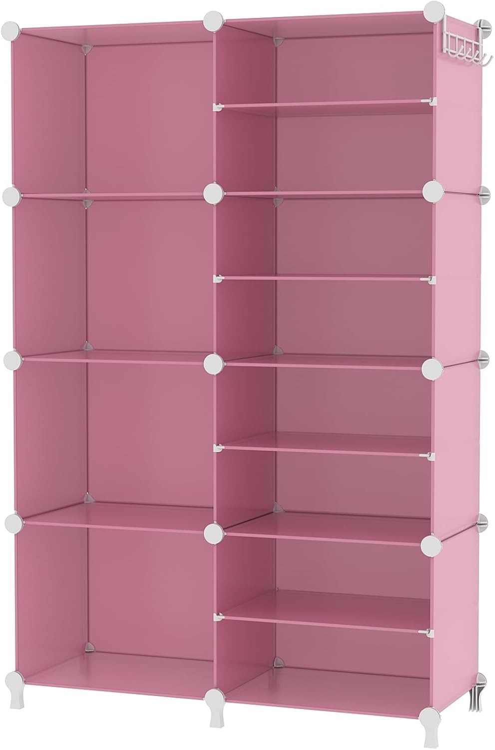 Modular 8-Cube Storage Organizer | Stackable & Lightweight for Modern Living