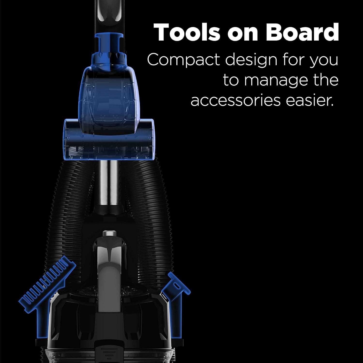 Eureka NEU181A PowerSpeed Blue Lightweight Upright Vacuum 960W Bagless