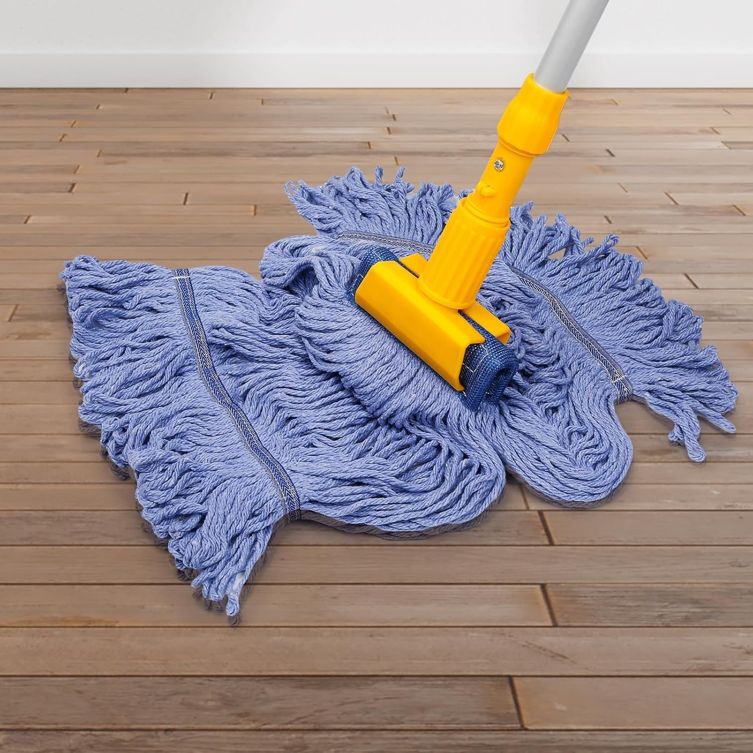2 Pack Mop Head Replacement, Cleaning Heavy Duty Mop Head Commercial Replacem