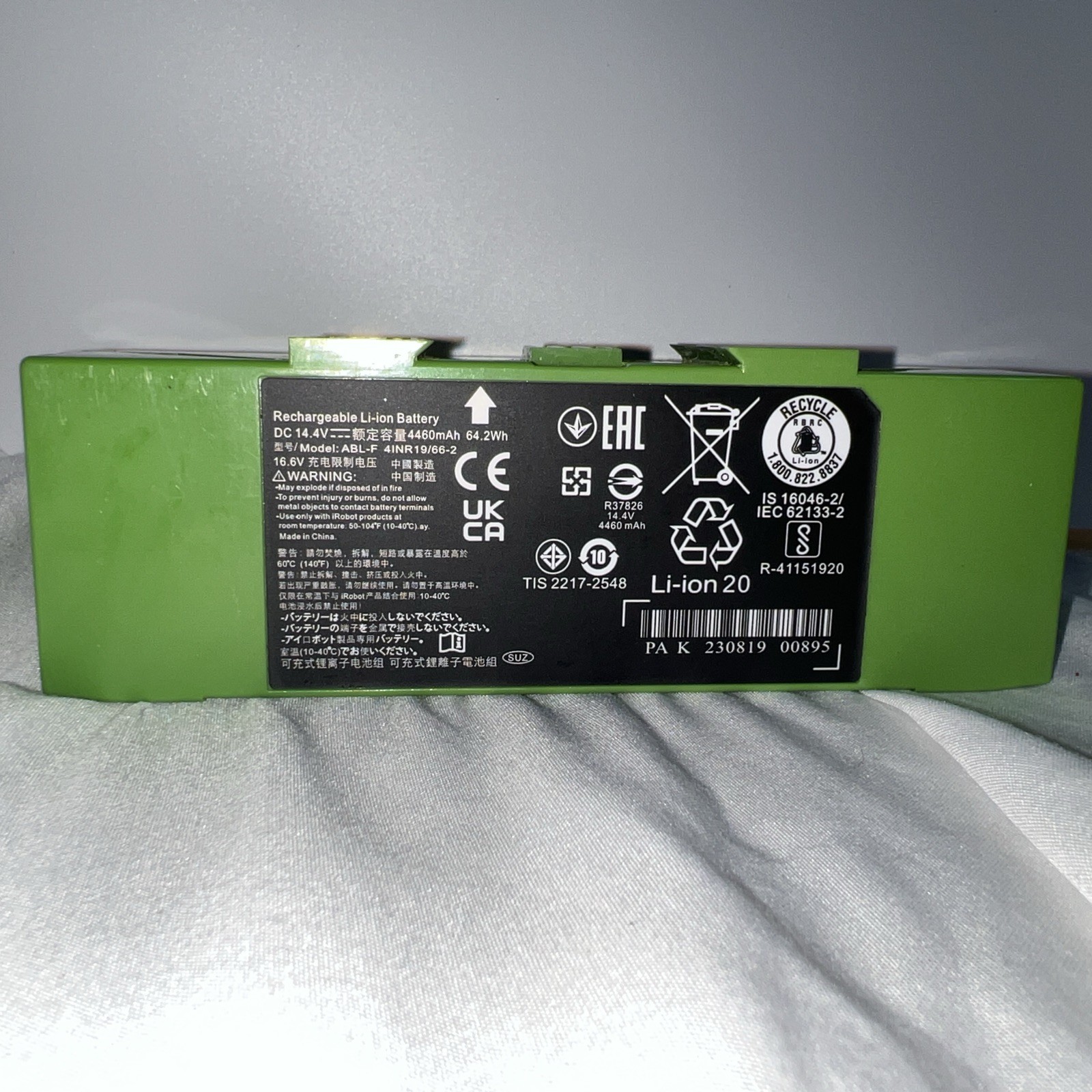 ABL F Battery Replacement for iRobot Roomba i8 i8 i7 i7 7150 7156 7158 7550