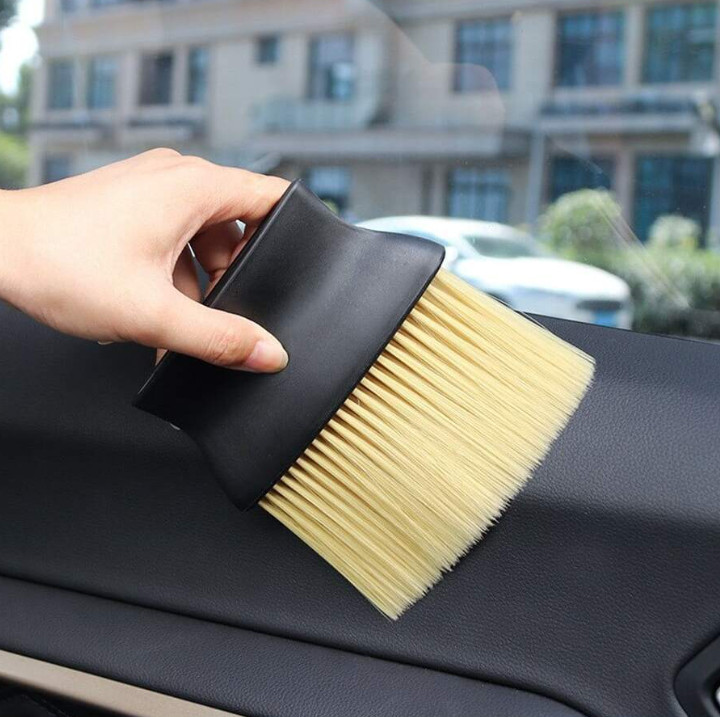 1Pc Car Air Vent Cleaning Brush – Compact Tool for Dust and Dirt Removal