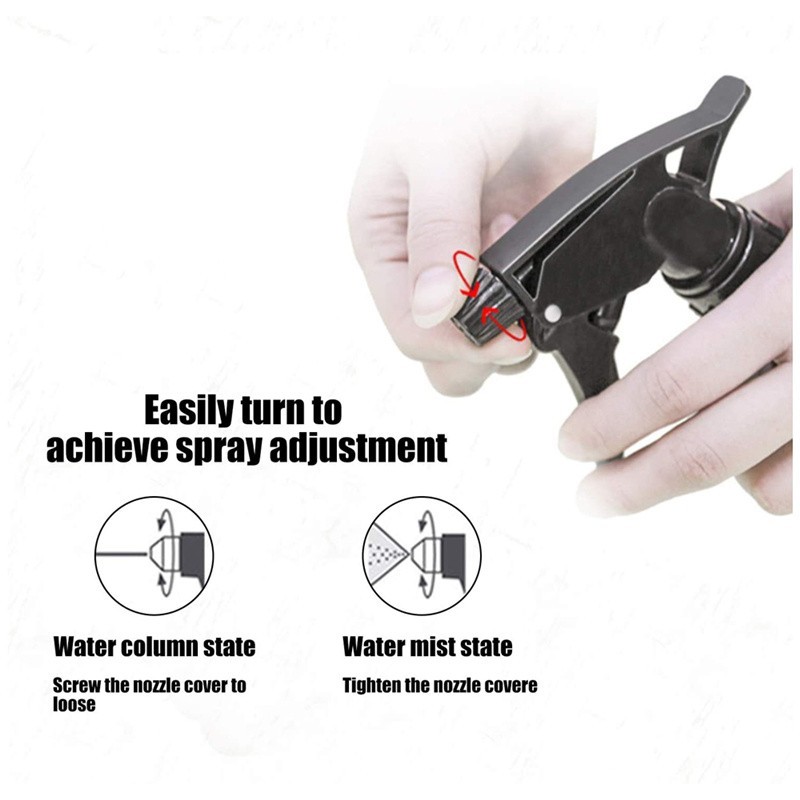 Bulk Plastic Trigger Spray Bottle 16 oz Heavy Duty Chemical Resistant Sprayer