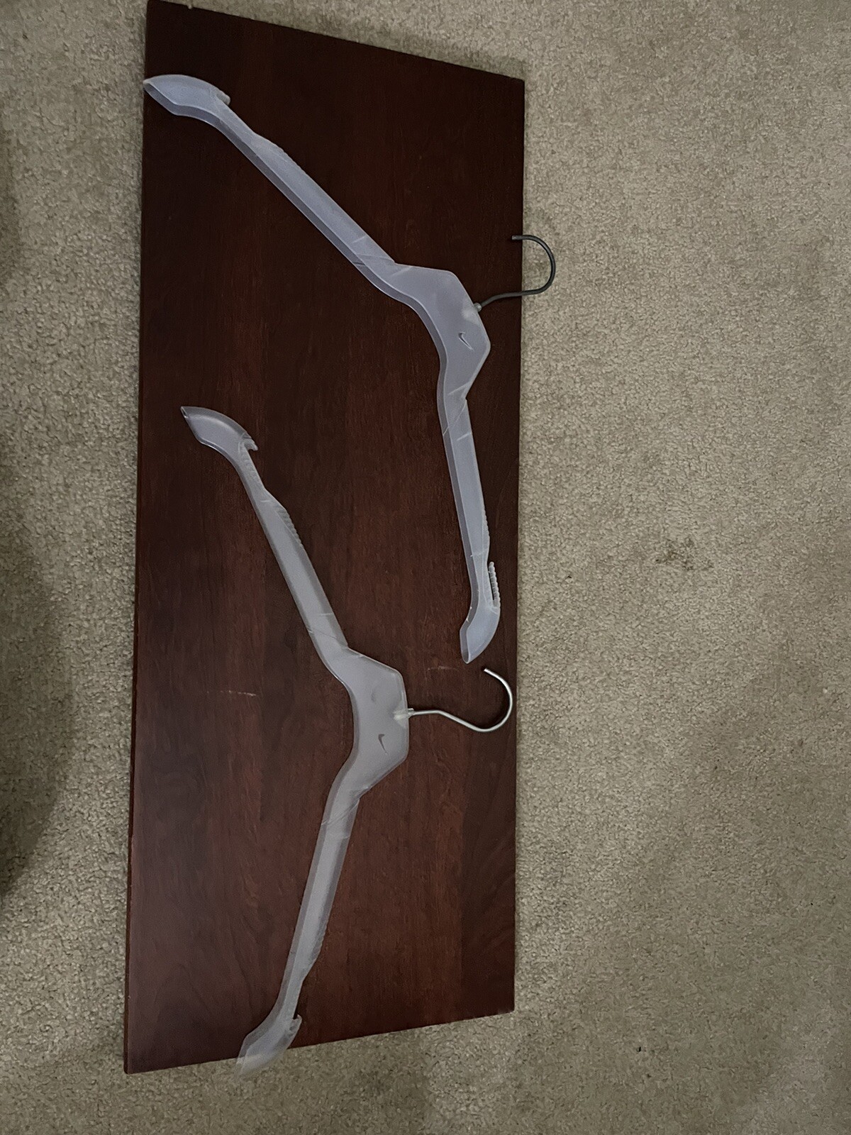 Nike Logo Branded Clothing Hangers Vintage From Retail Store – 3 Pack