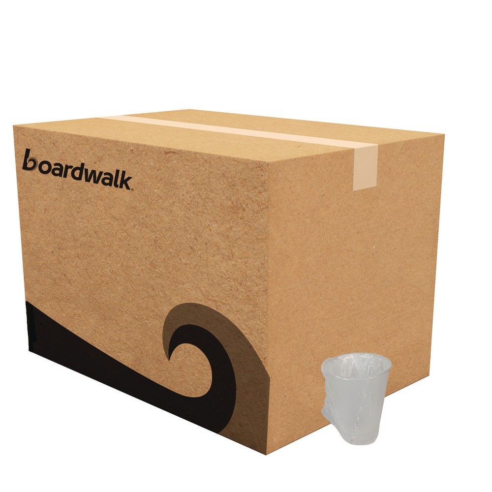 Boardwalk WRAPCUP 9 oz Translucent Plastic Cold Cups (1000/Carton) New
