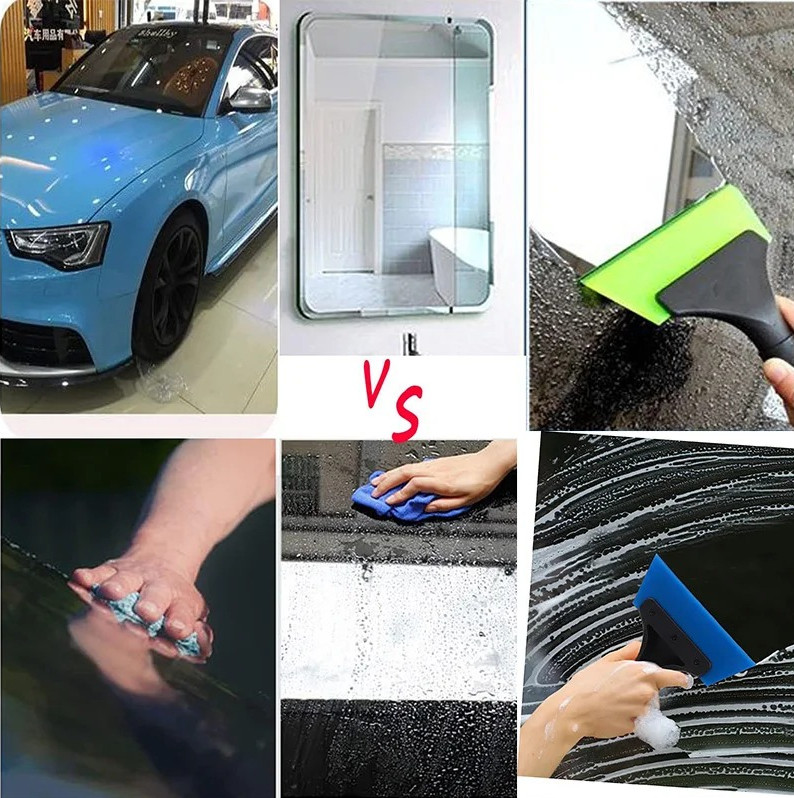 1Pc Rubber Window Tint Squeegee Car Glass Cleaner Water Blade Scraper Tool