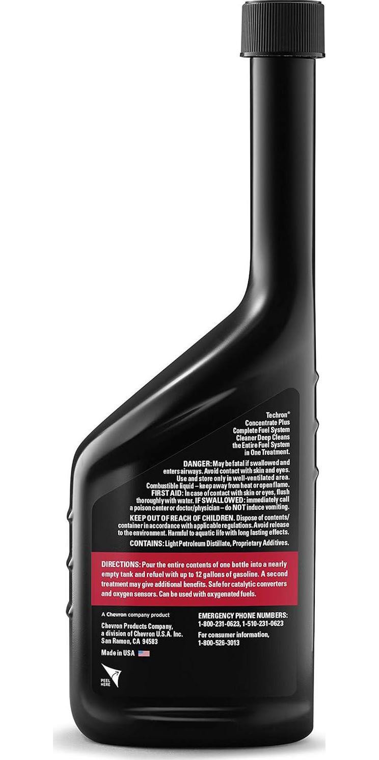 Techron Concentrate Plus Fuel System Cleaner 12 Fl Oz Pack Of 6