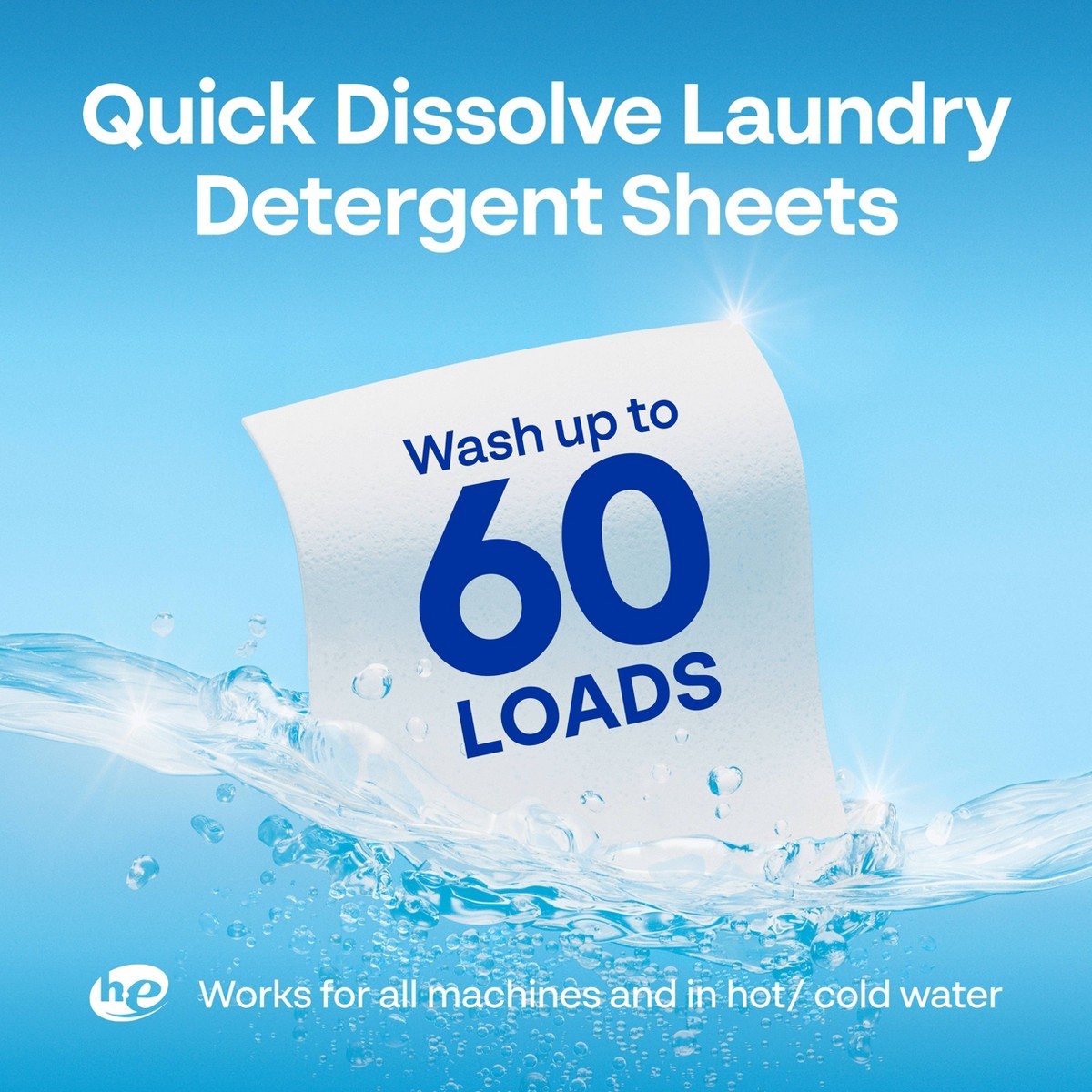 Earth Breeze Fresh Scent Laundry Detergent Sheets – 60 Loads