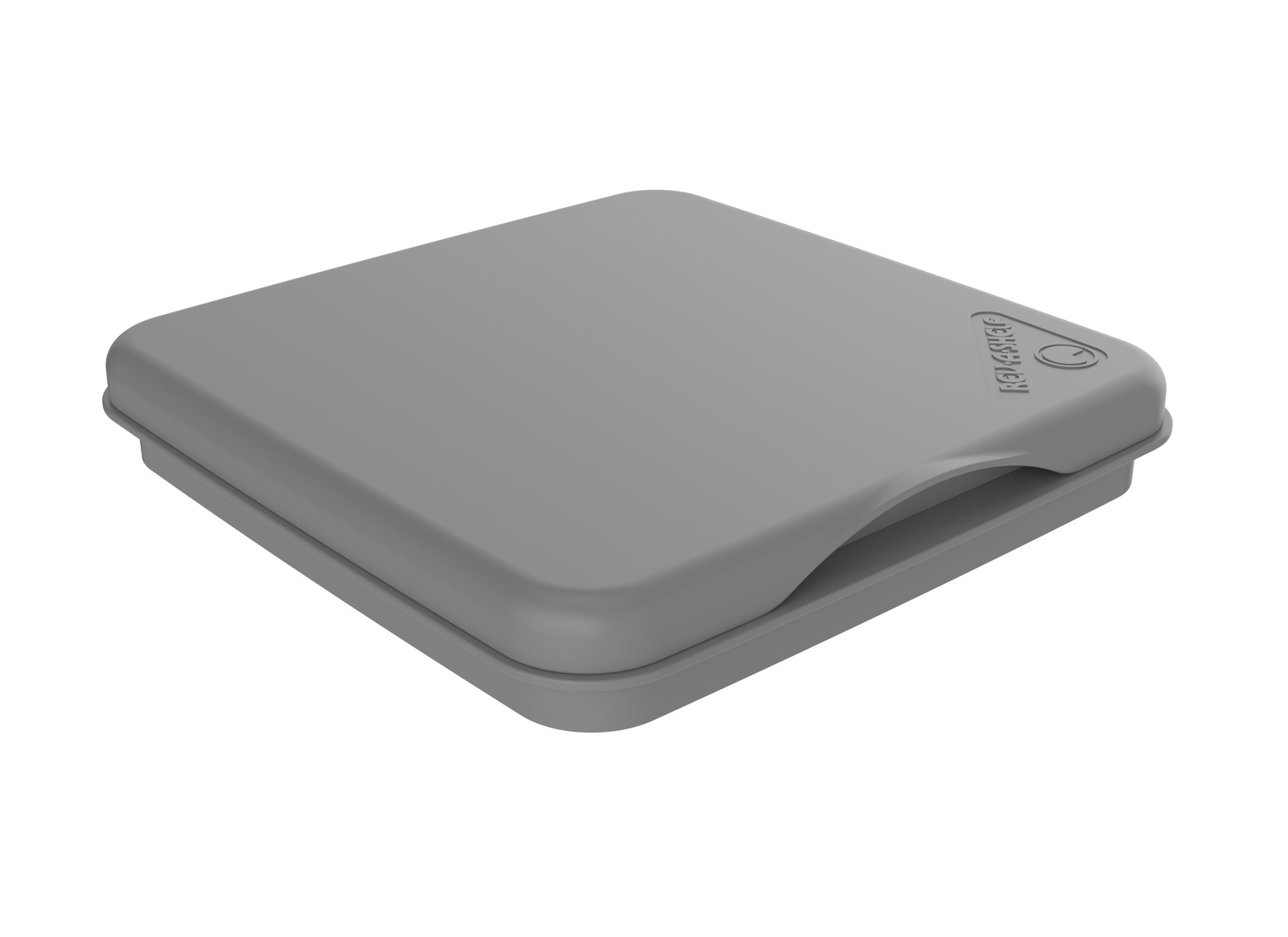 Rev-A-Shelf 27 qt. Trash Can Replacement Lid, Gray, RV-1024-LID-14-1