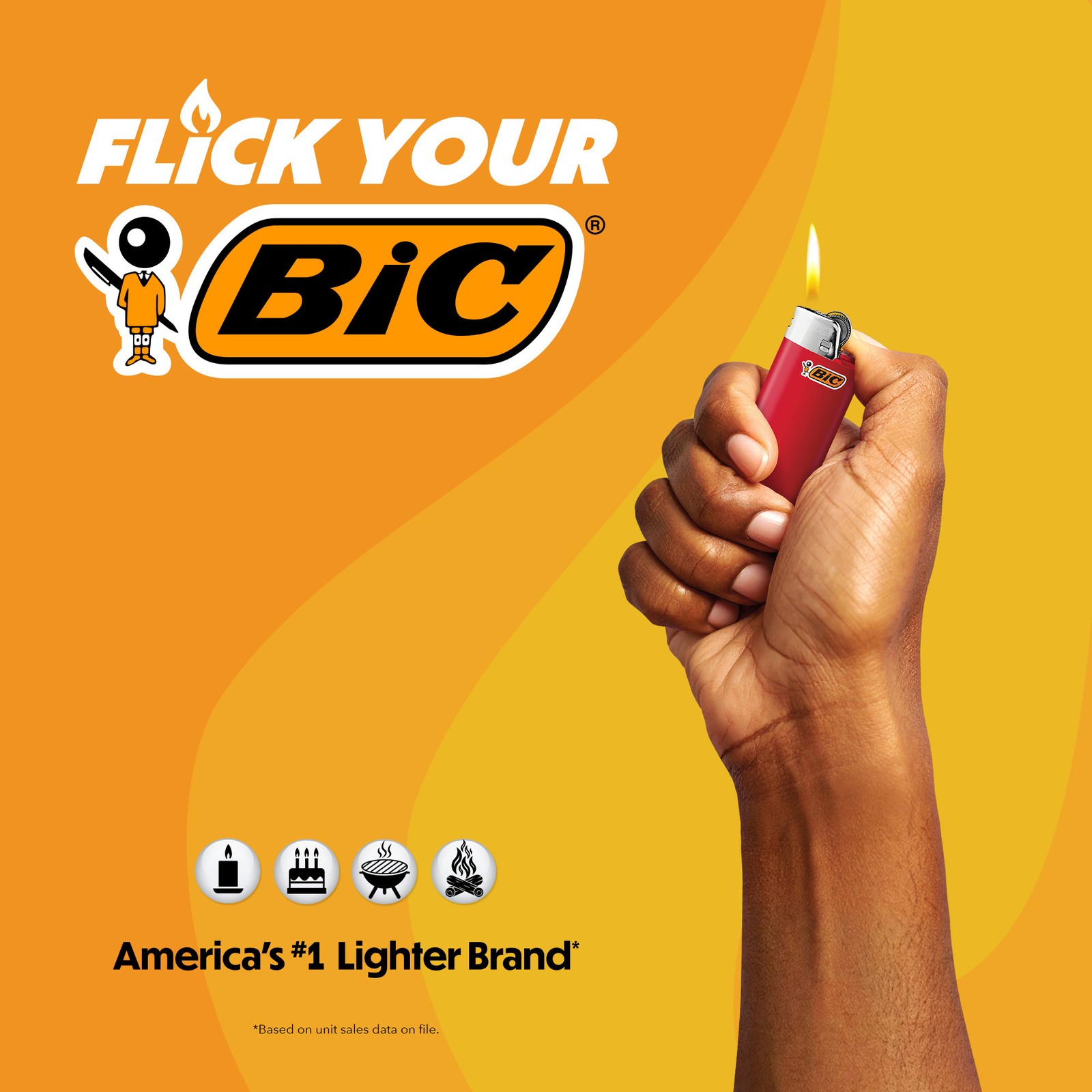 BIC Classic Lighter, Assorted Colors, 14-Pack of Pocket Lighters, Safe and
