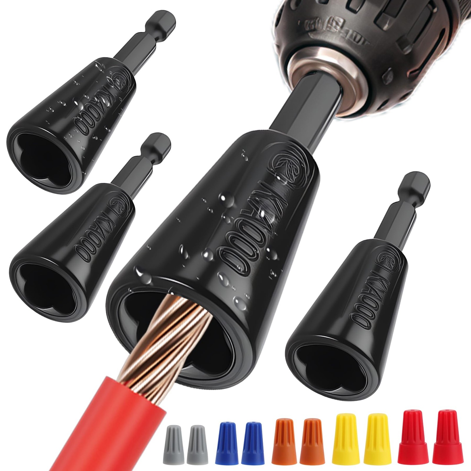 4 Pcs Upgraded Wire Twister Tool for Drill 2025 Version, Multifunctional Wire…