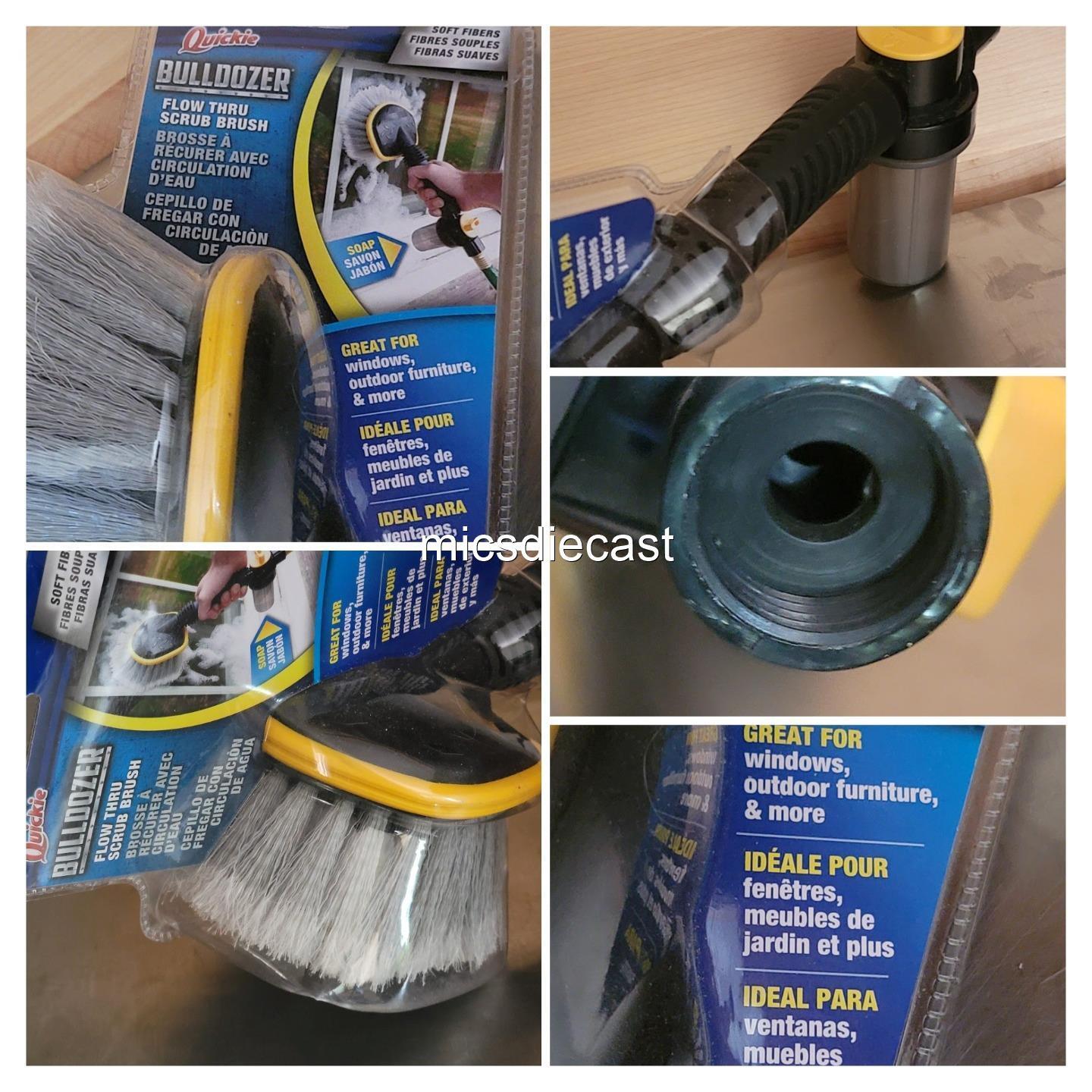 QUICKIE BULLDOZER SCRUB BRUSH CARWASH WINDOWS SIDING DECK NIP FREE SH