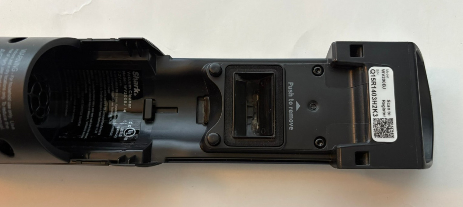 Shark: Vacuum Cleaner WV200BJ 14 Wand Body Only (No Battery / No Attachemnts)
